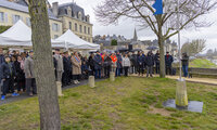 Inauguration place des justes